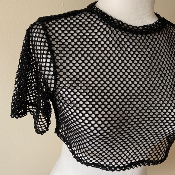 LF short sleeve mesh crop top size XS NWT - Picture 2 of 12